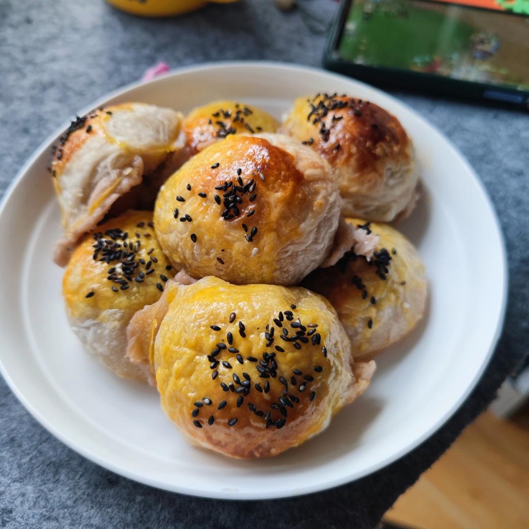 懒人蛋黄酥(手抓饼)