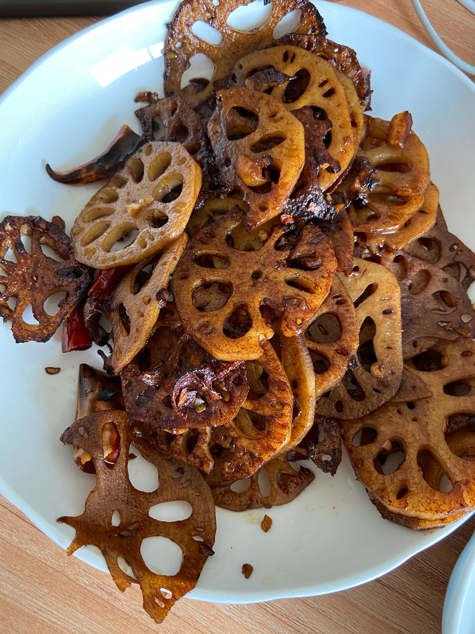 酸香爽辣炒藕片