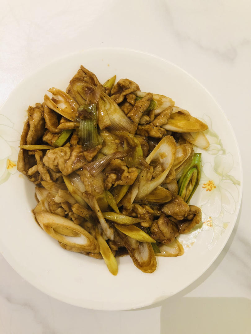 小溪溪溪爱吃肉做的葱爆肉