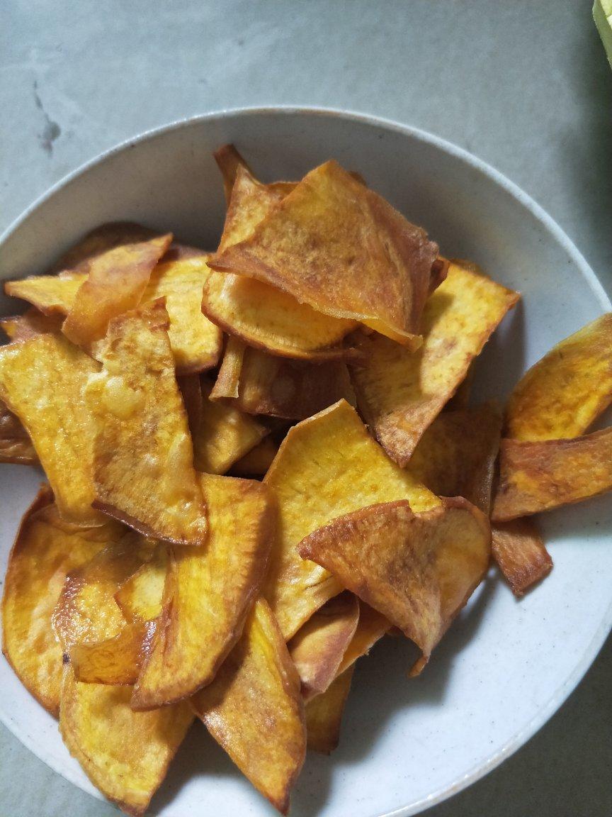 手机用户囡囡妈咪做的炸红薯片