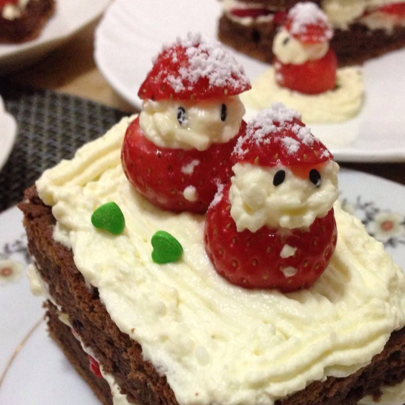 草莓圣诞老人、圣诞雪人