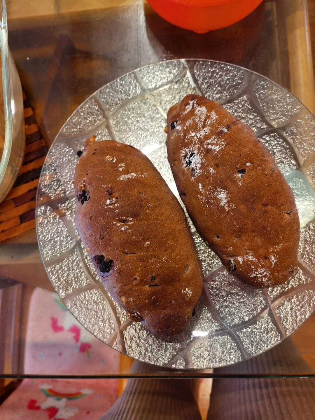 新手手揉，低卡减脂100%黑麦全麦面包