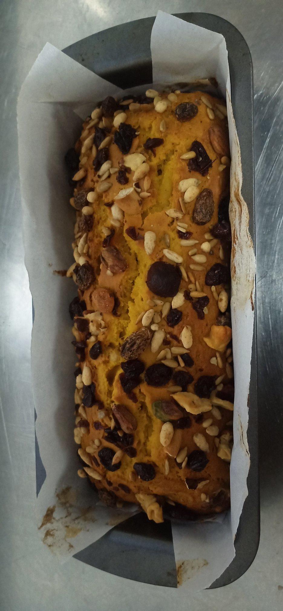 南瓜坚果蛋糕—【北鼎烤箱食谱】