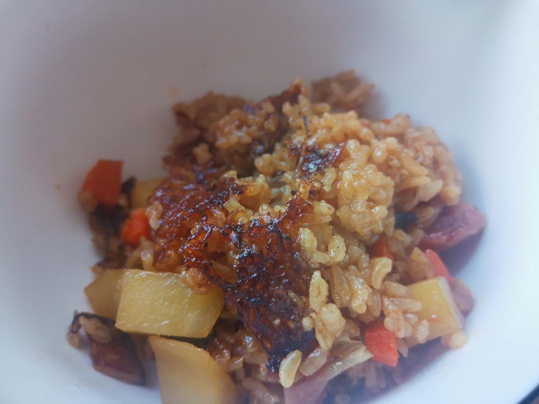 香菇腊肠焖饭
