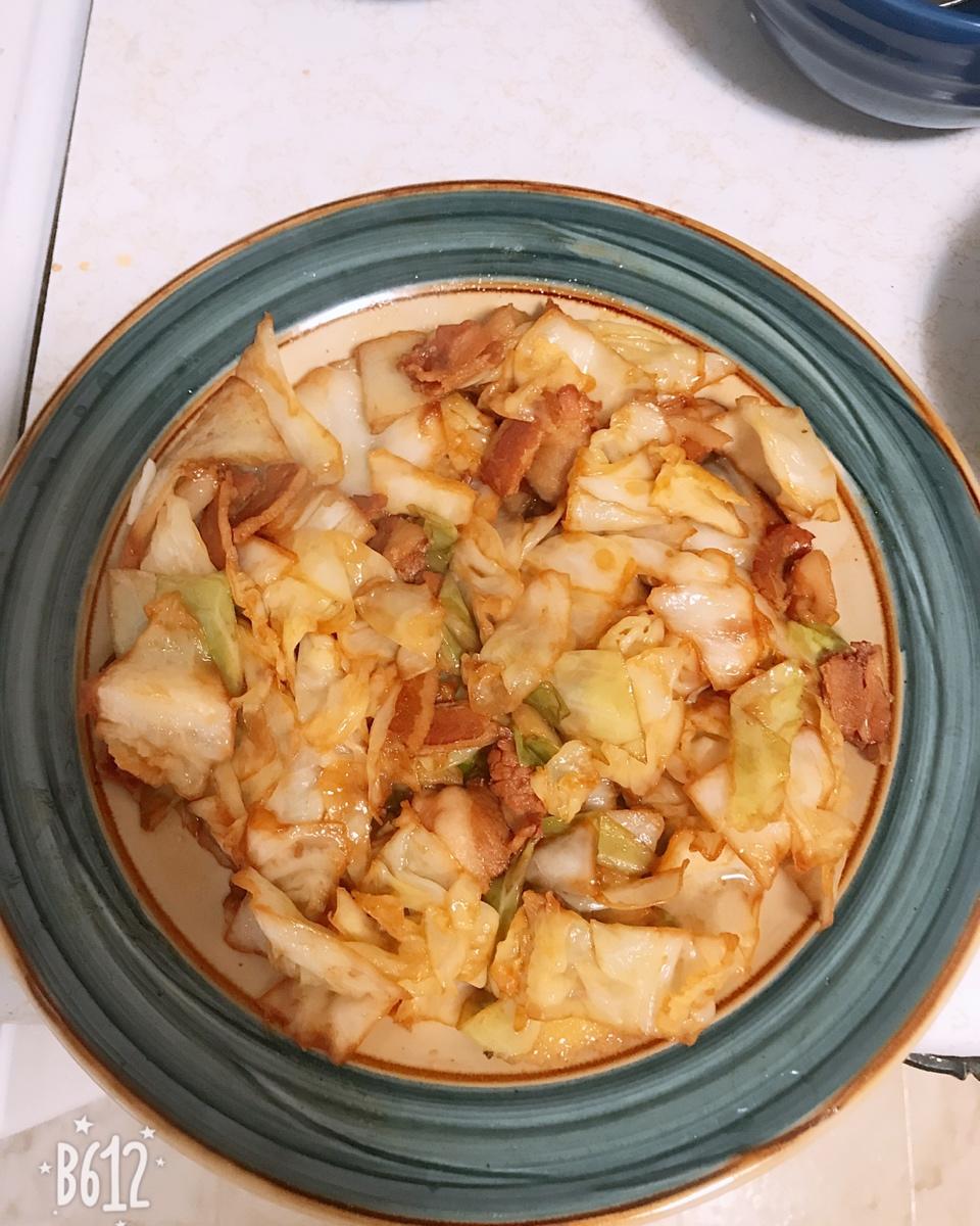 培根卷心菜