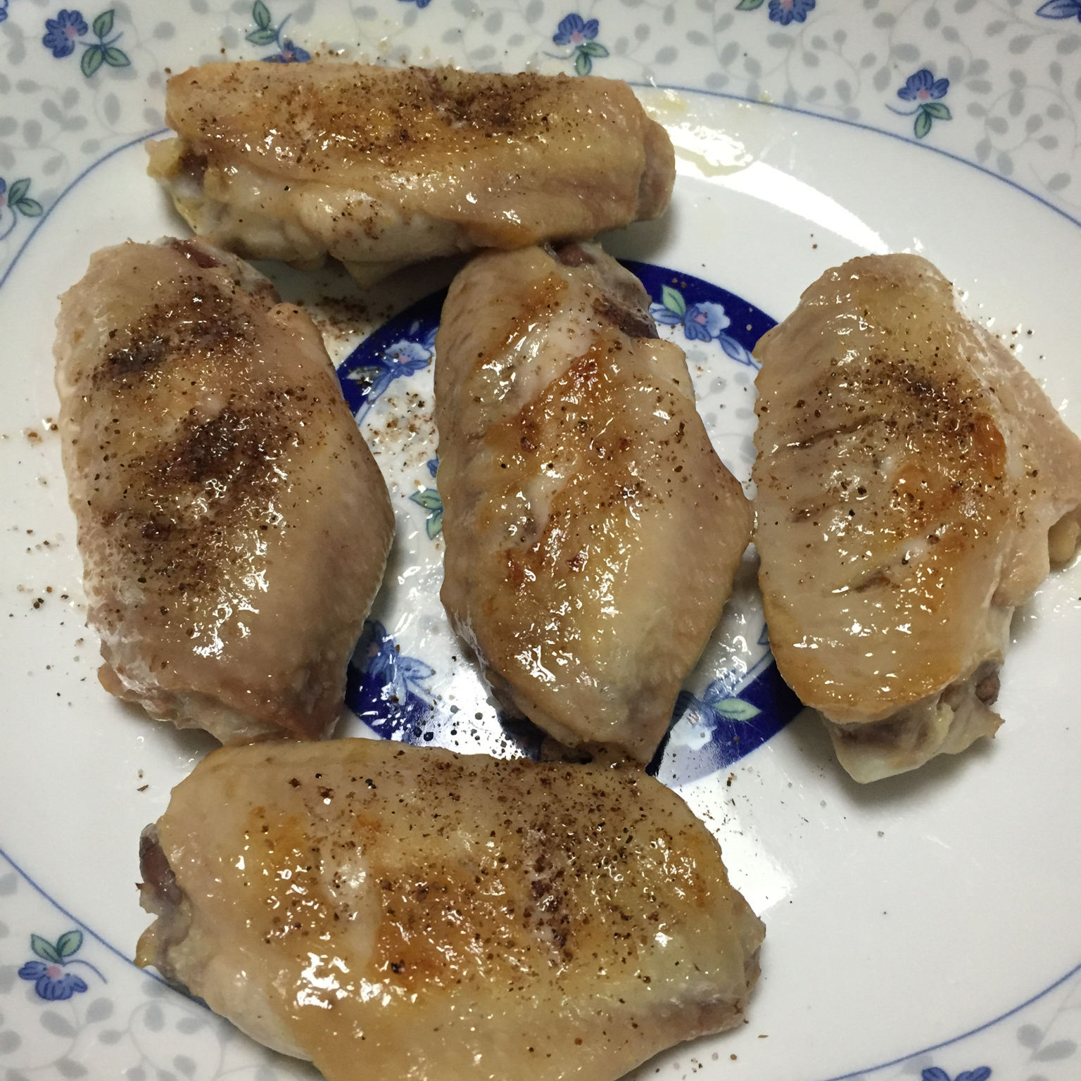 黑胡椒无油鸡翅