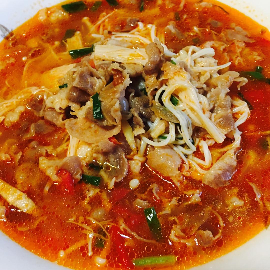 简单版酸汤肥牛