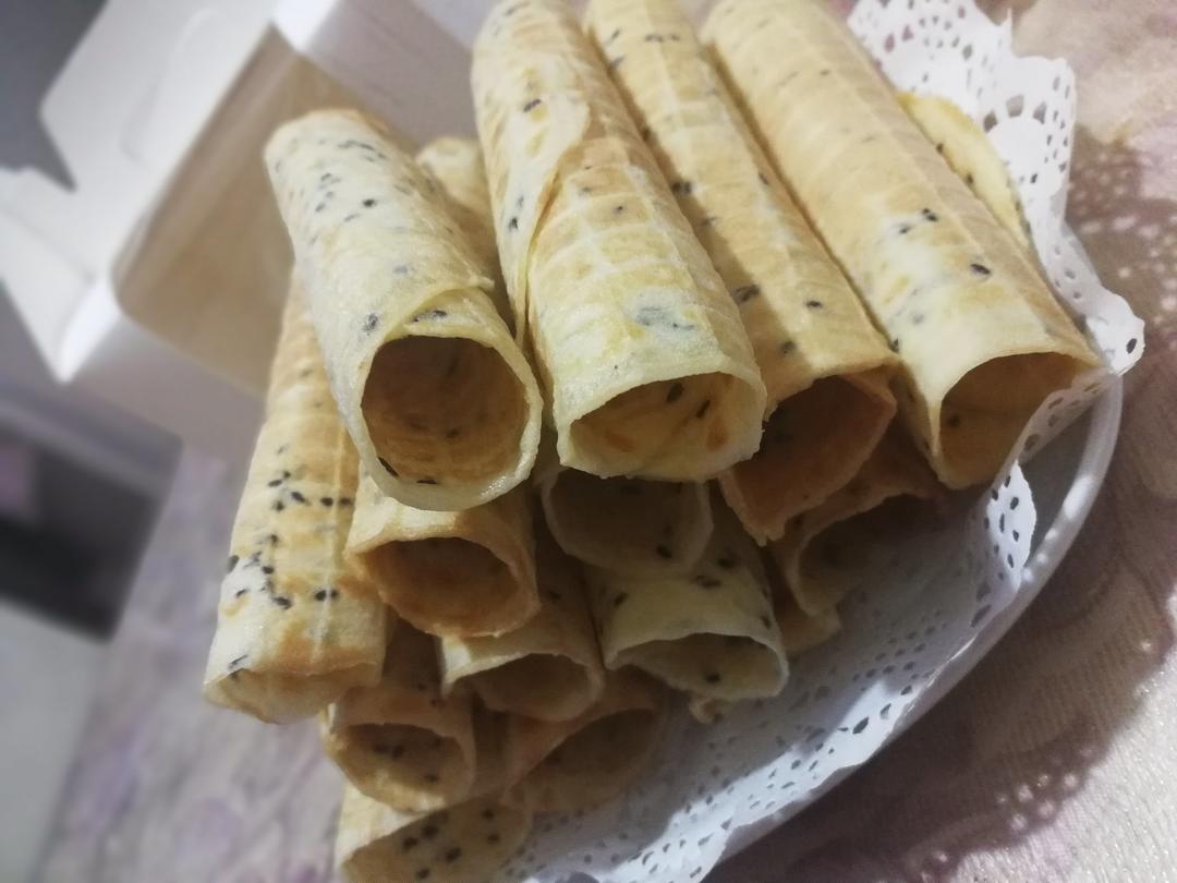 香脆可口的蛋卷卷