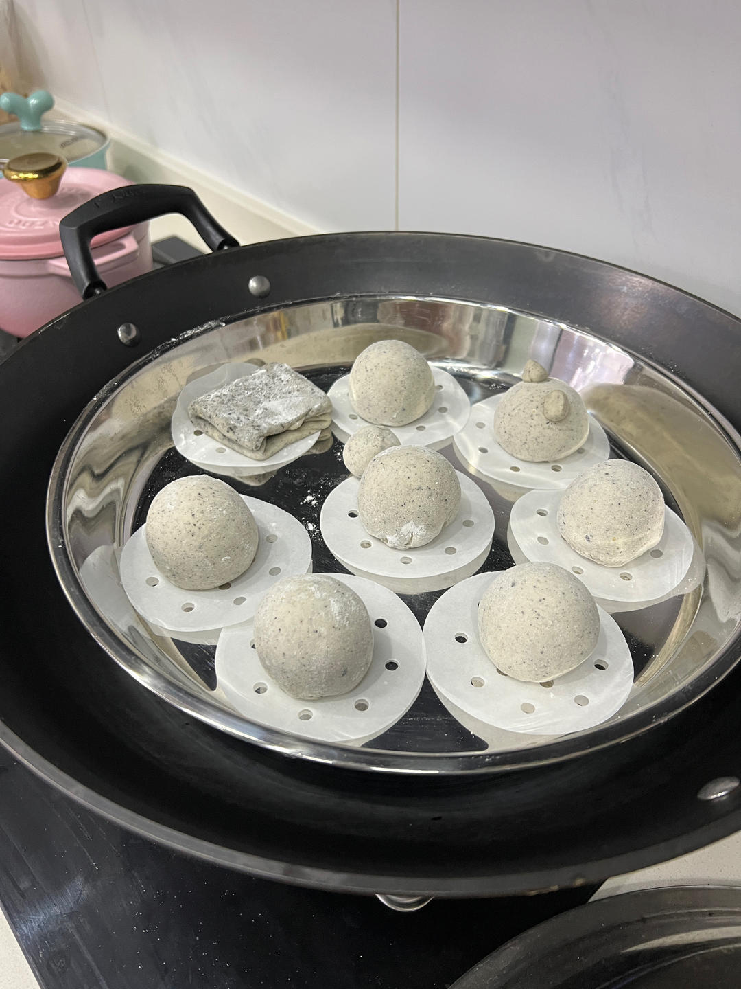 有着面包口感的红糖馒头（一次发酵）