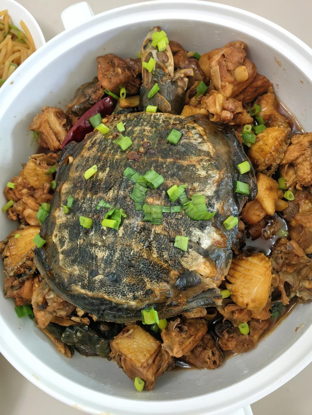 霸王别姬(甲鱼焖鸡）的做法