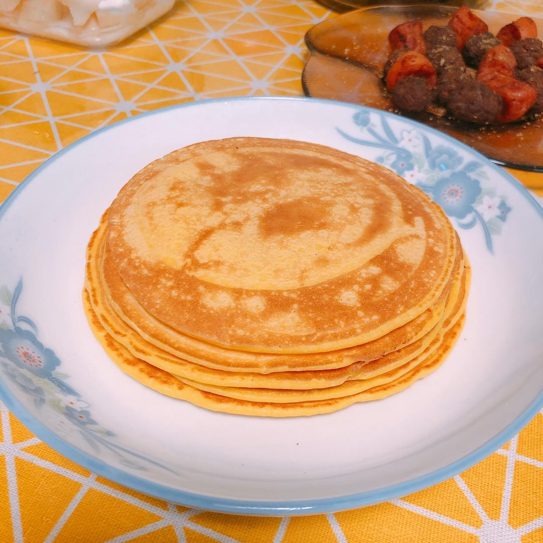 无油玉米面饼