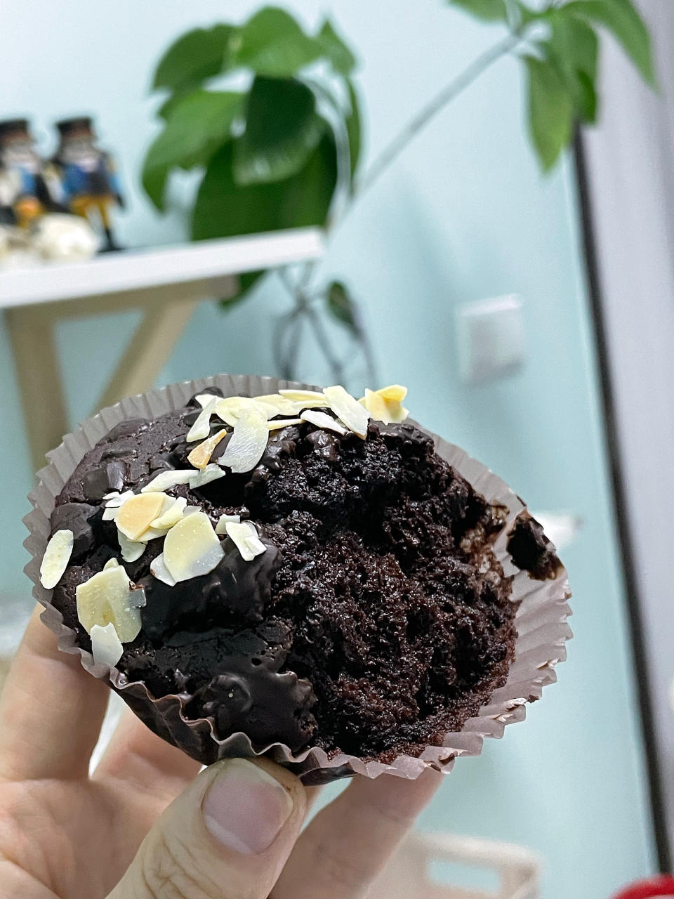 在家做巧克力蘑菇头麦芬蛋糕🍫