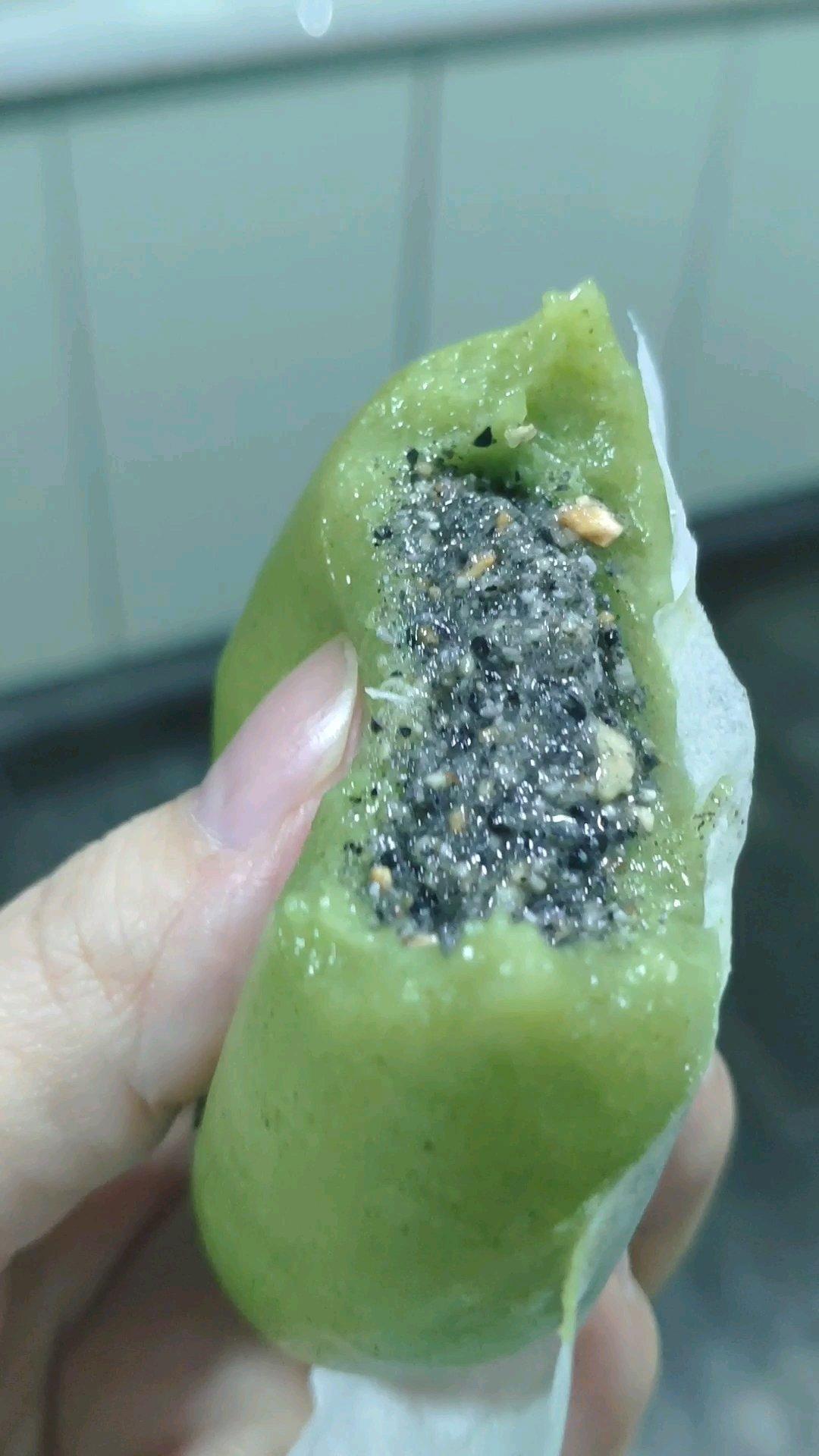 青团 | 流沙花生黑芝麻馅