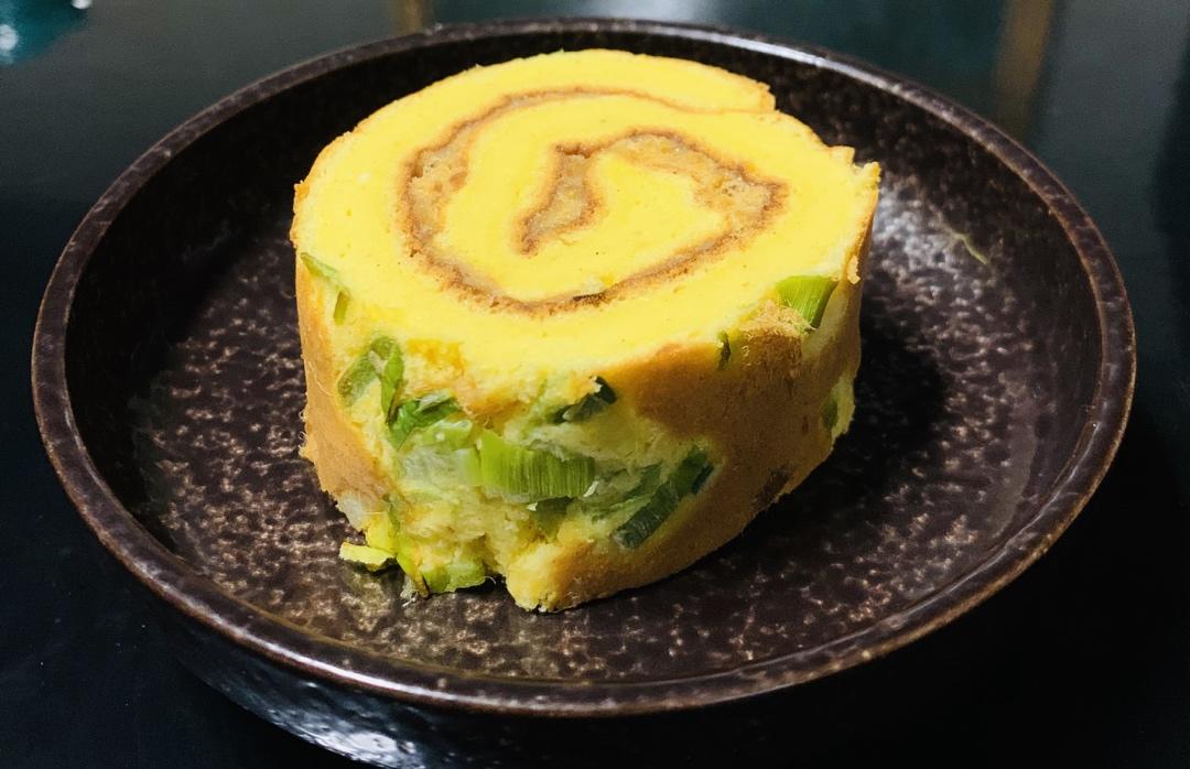香葱肉松肥蛋糕卷～