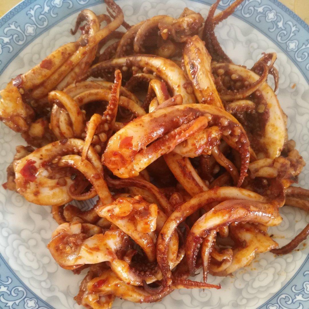 香辣鱿鱼须 赛过铁板的味道