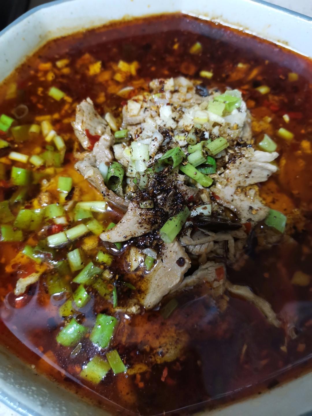 堂妈小厨——水煮肉片
