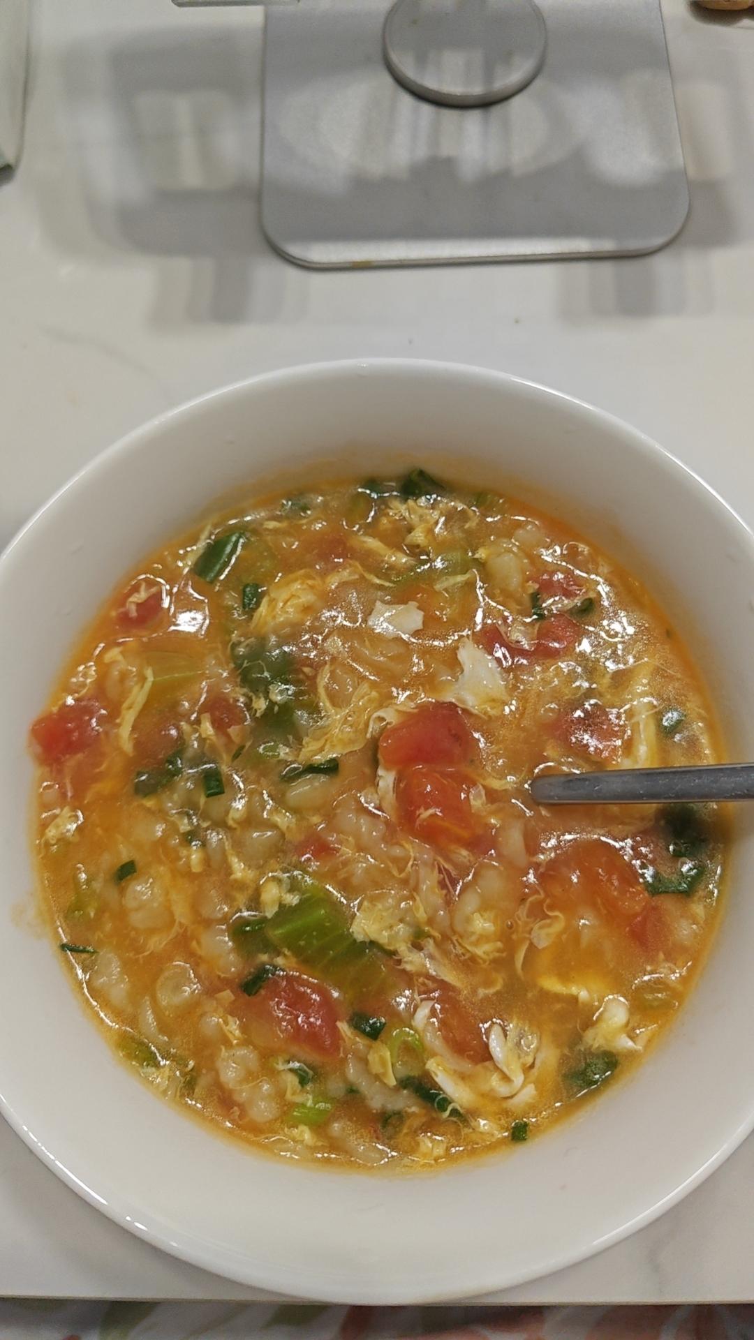 简单早餐-疙瘩汤