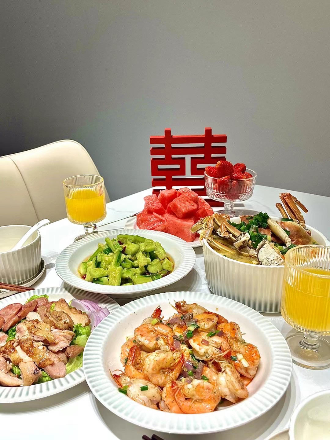 两人食营养晚餐