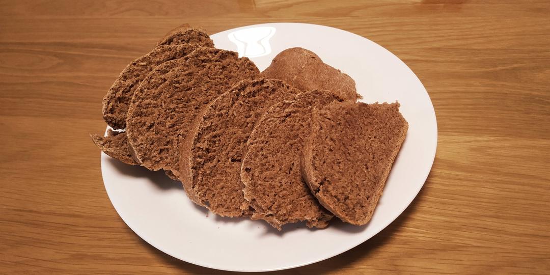 增肌减脂期100%全麦吐司面包机版 无糖河套全麦粉 超快手懒人版 越吃越瘦