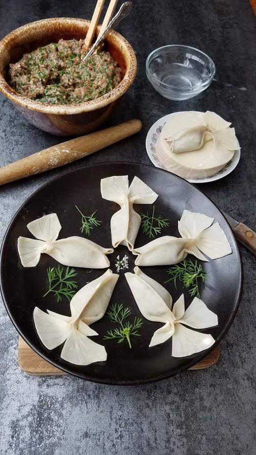 可爱的造型饺子—金鱼饺子和喵咪饺子