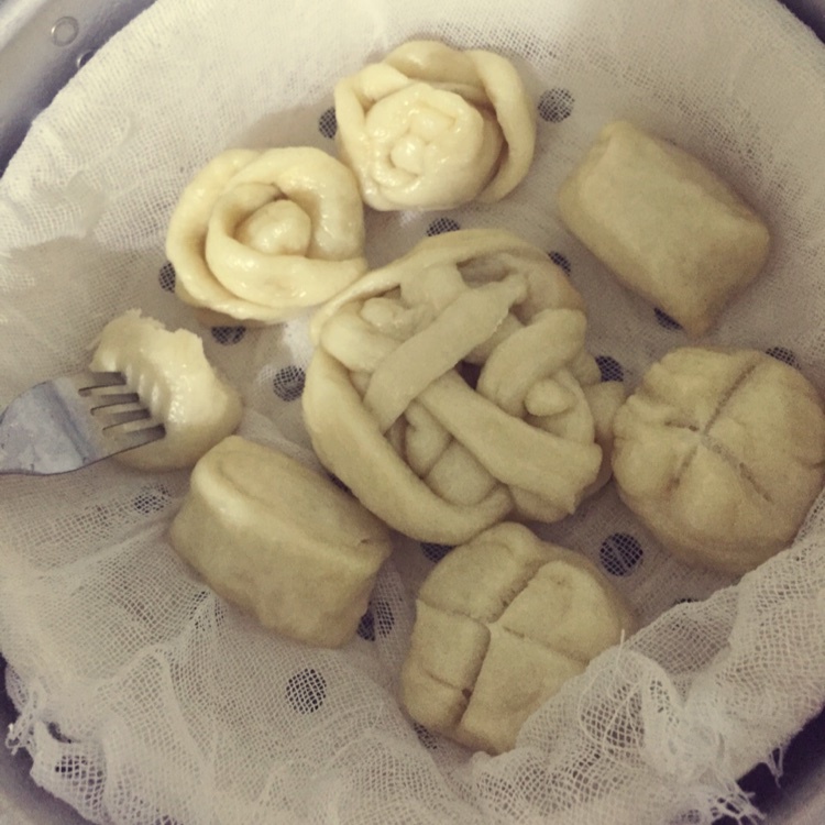 【南瓜花式馒头】