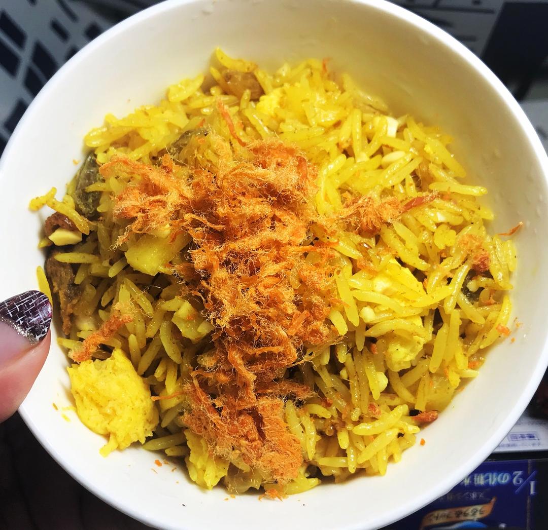 菠萝咖喱炒饭【食材包操作说明】
