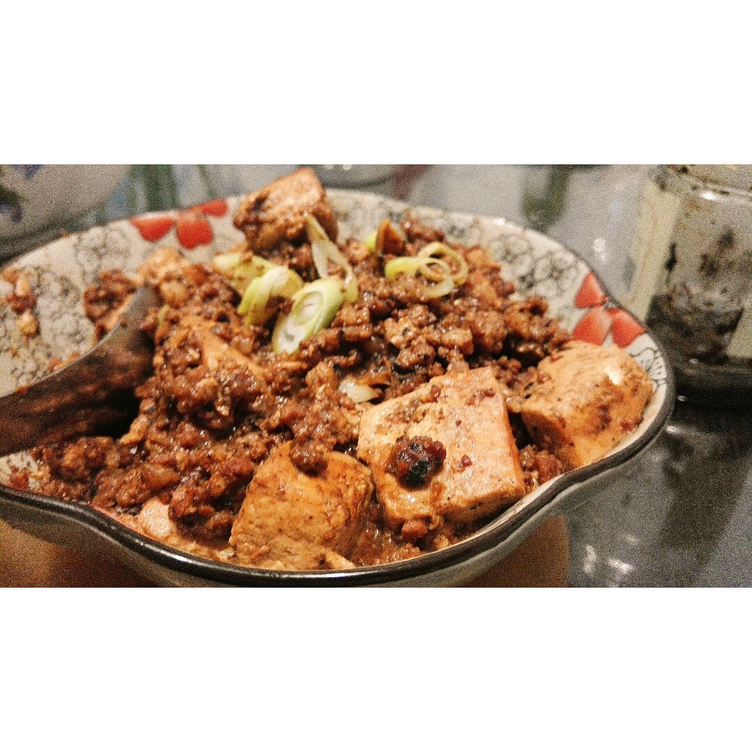红烧肉末豆腐