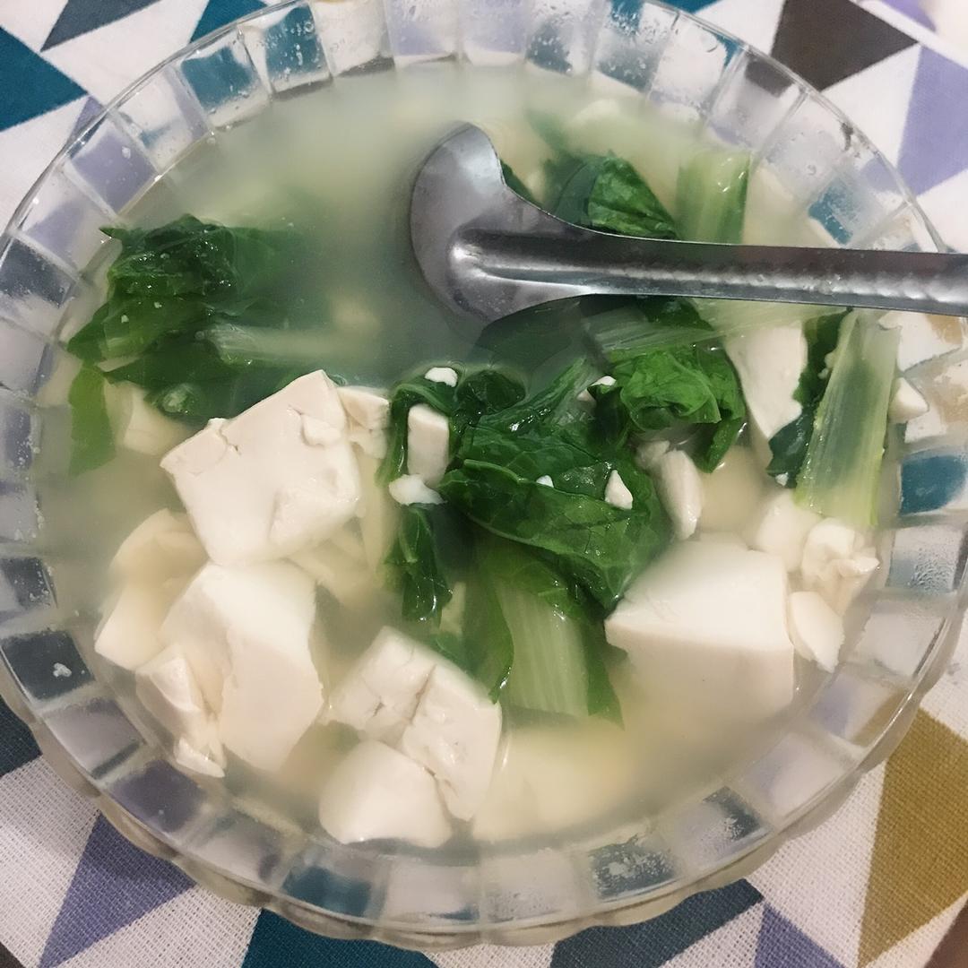 青菜豆腐汤