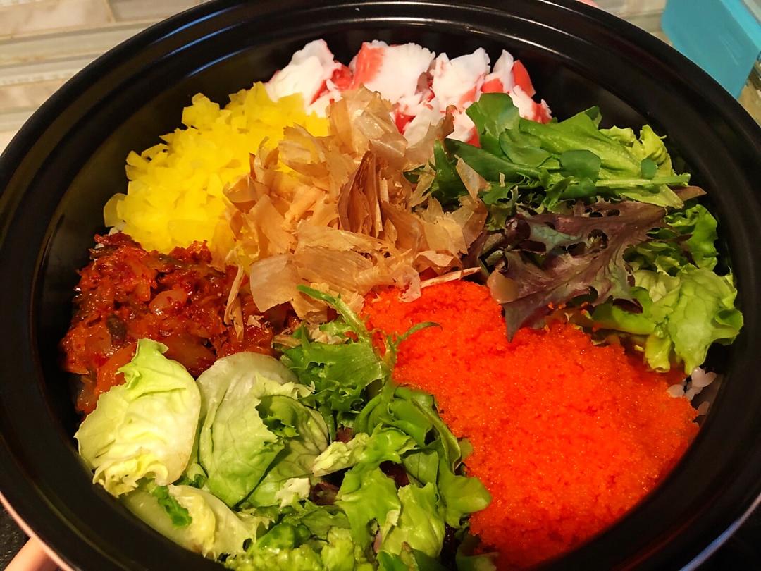 鱼籽拌饭