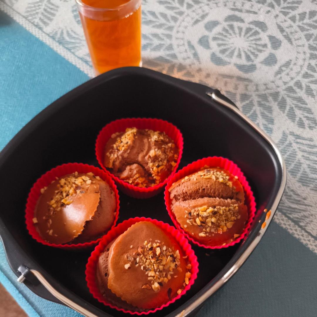 一口香！低糖榛仁小蛋糕（空气炸锅版）