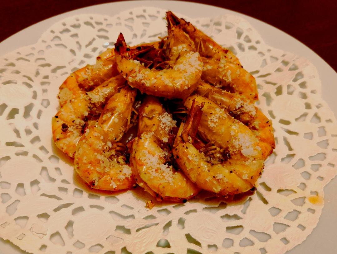 盐烤虾的做法