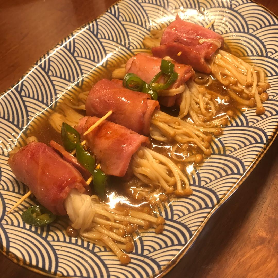 金针菇培根卷