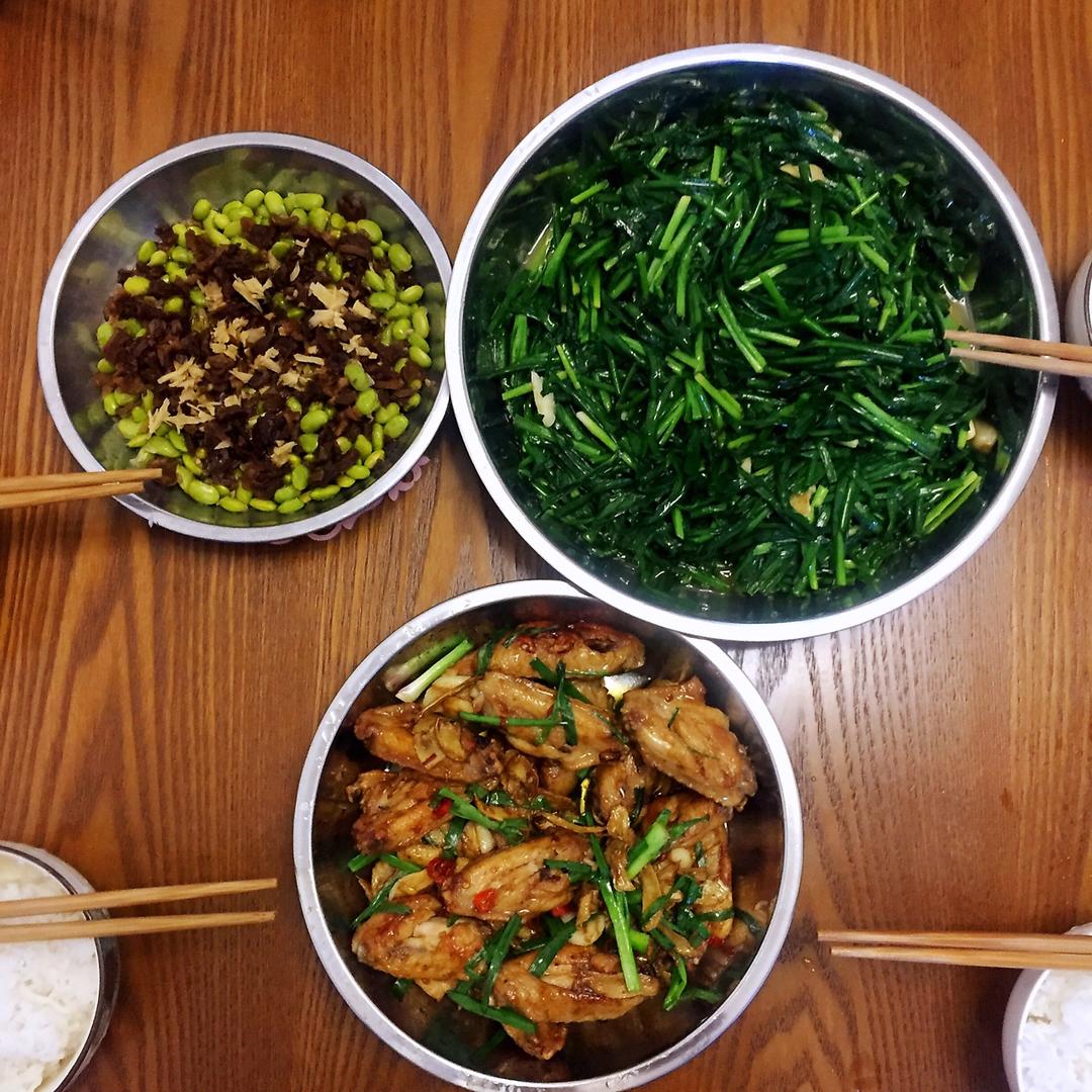 一家四口一日三餐❤️