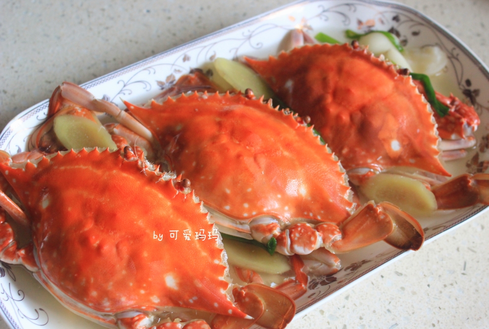 葱姜蒜煮螃蟹的做法