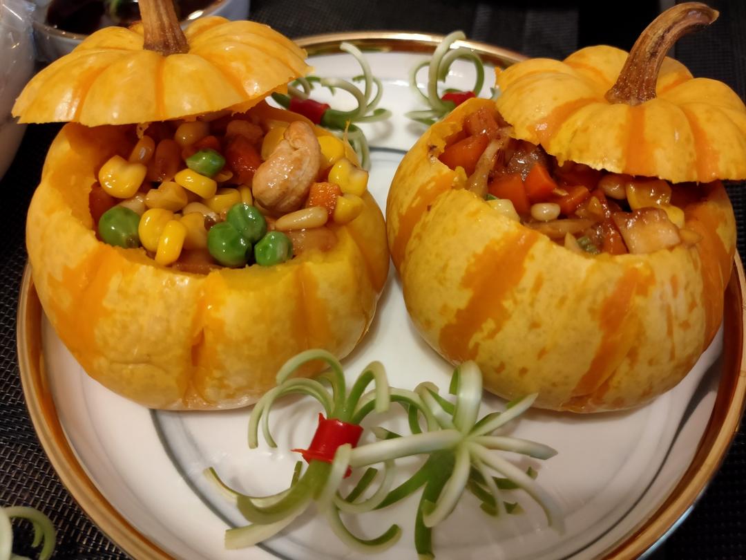 五谷丰登（南瓜五丁）