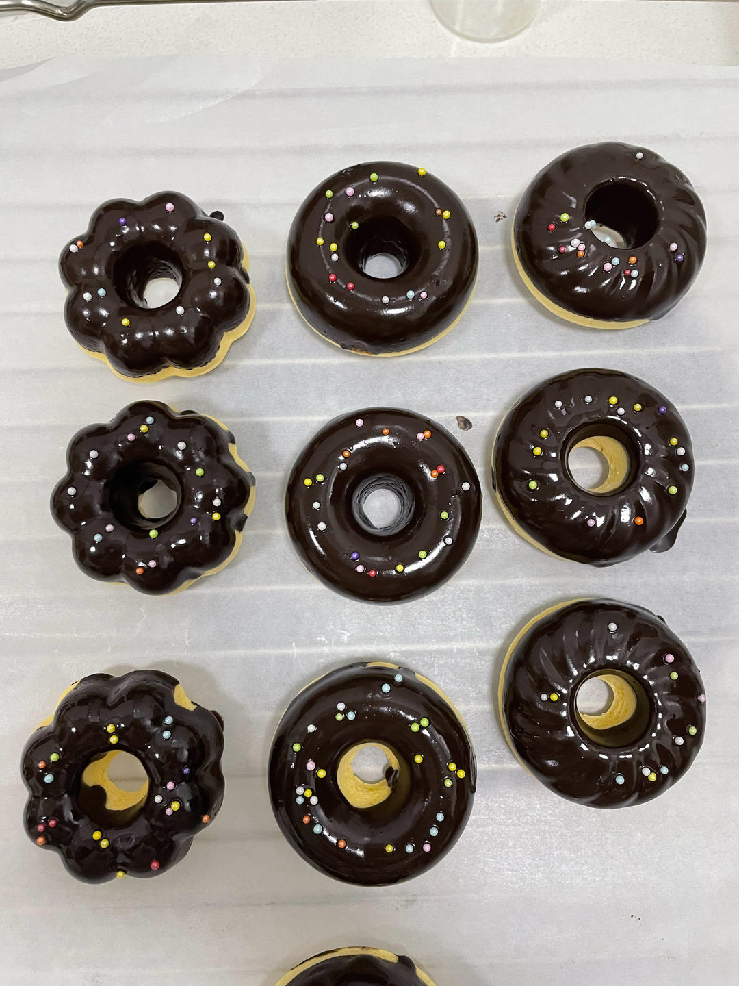 治愈系香芋巧克力甜甜圈