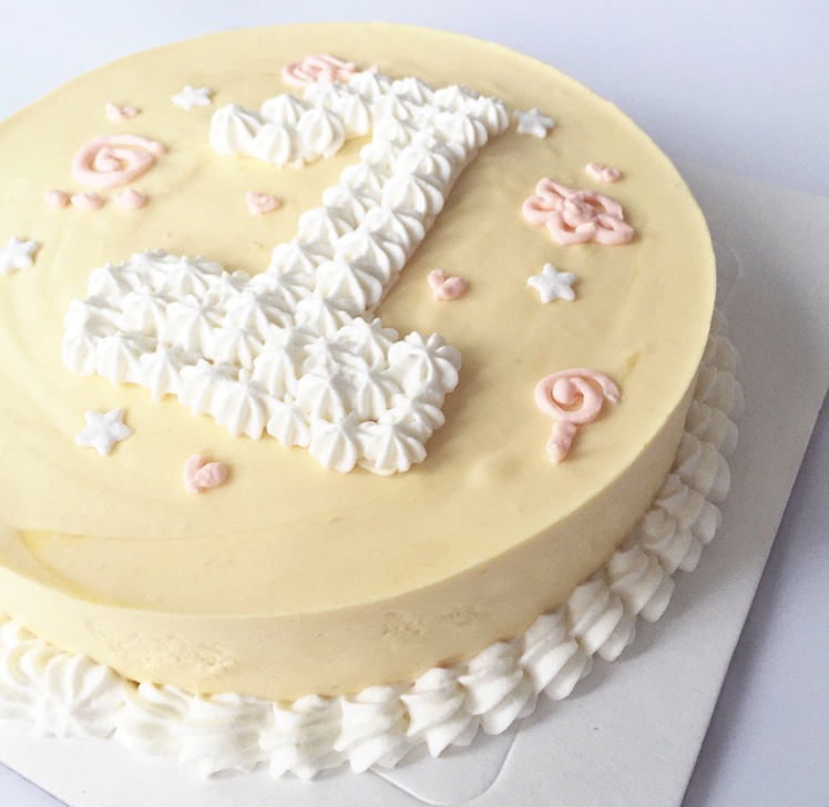 小清新芒果慕斯蛋糕