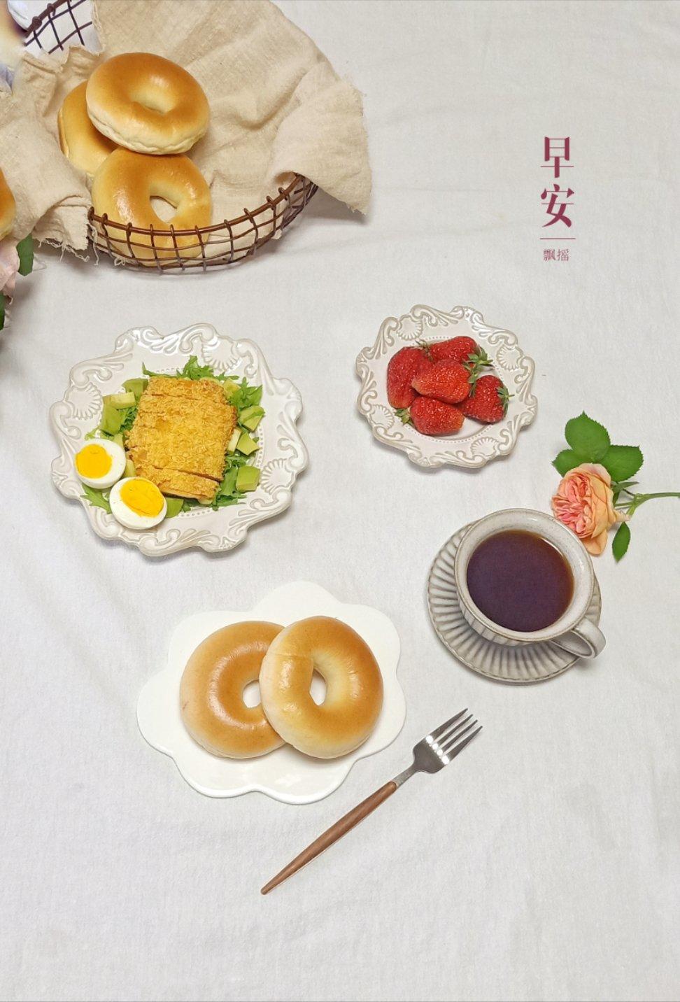 蓝莓乳酪贝果