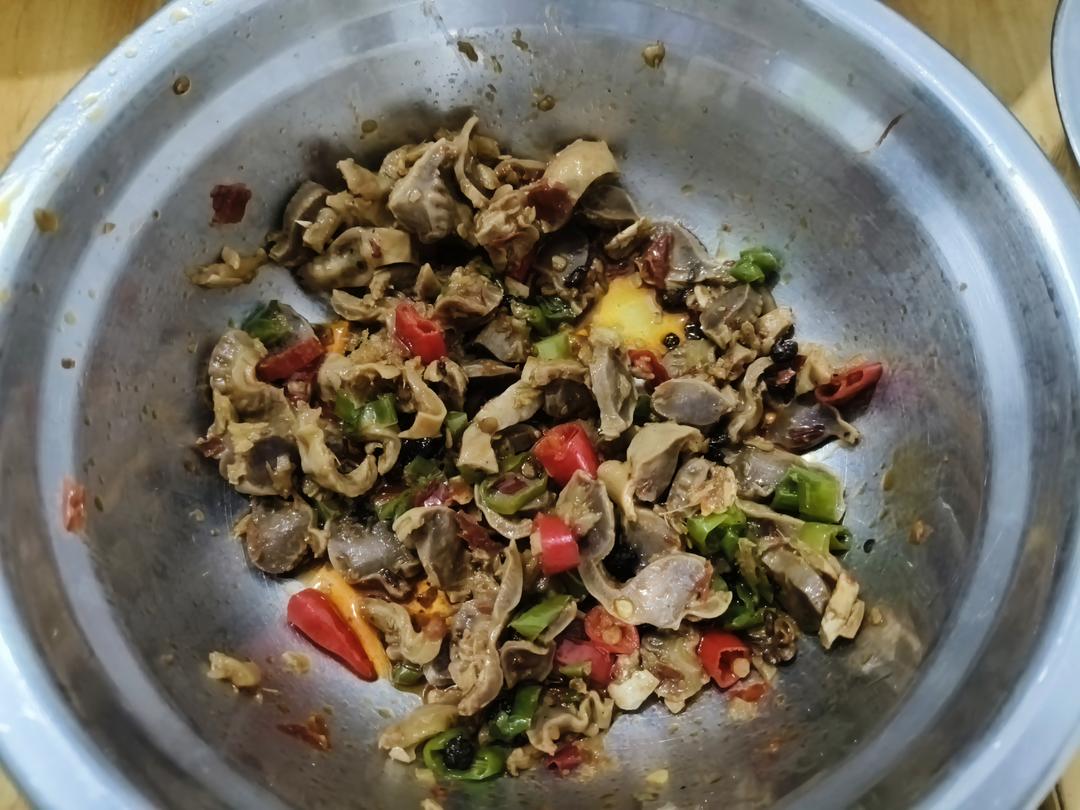 爆炒鸡胗