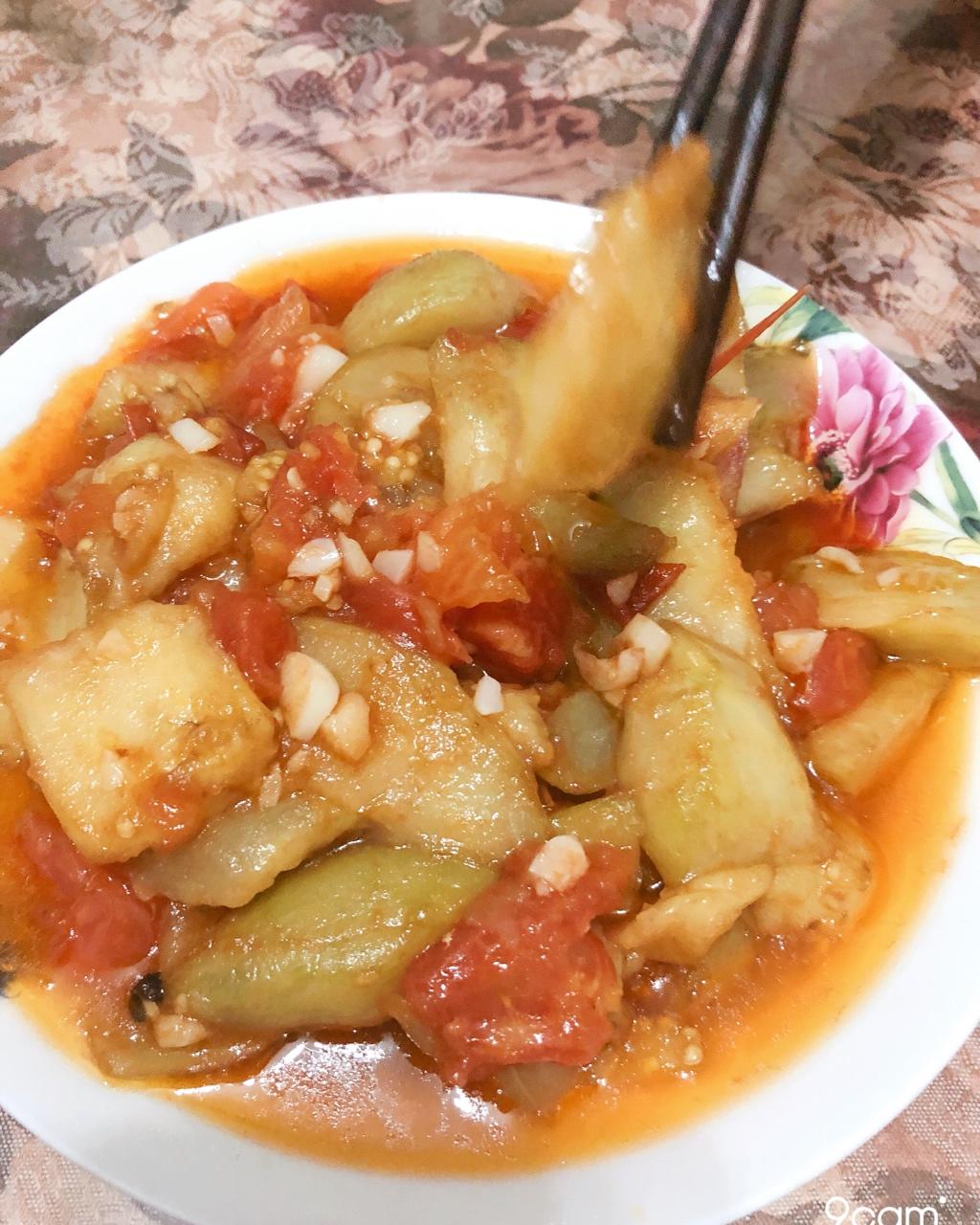 木瓜味的西瓜做的西红柿烧茄子