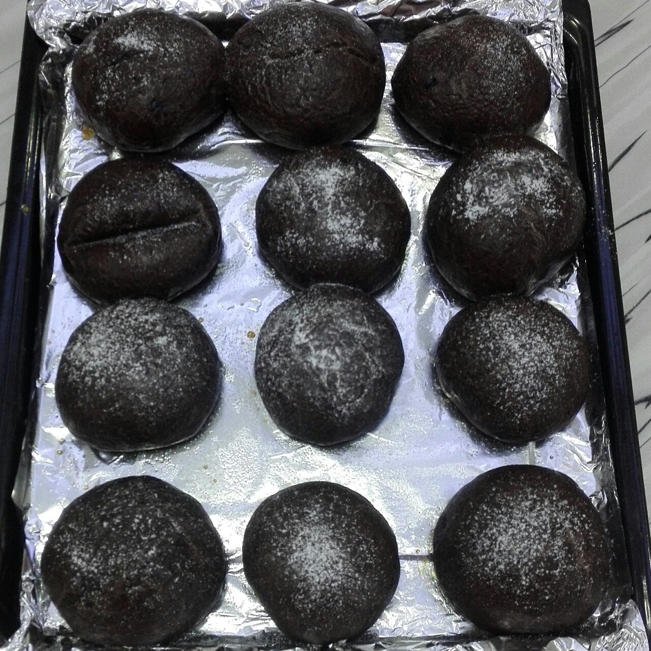 黑眼豆豆面包