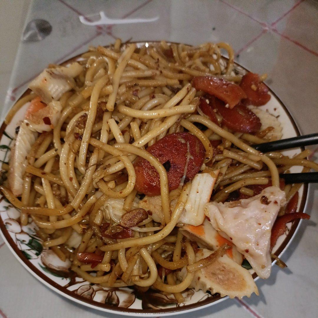 🍜最简单最好吃的家常炒面