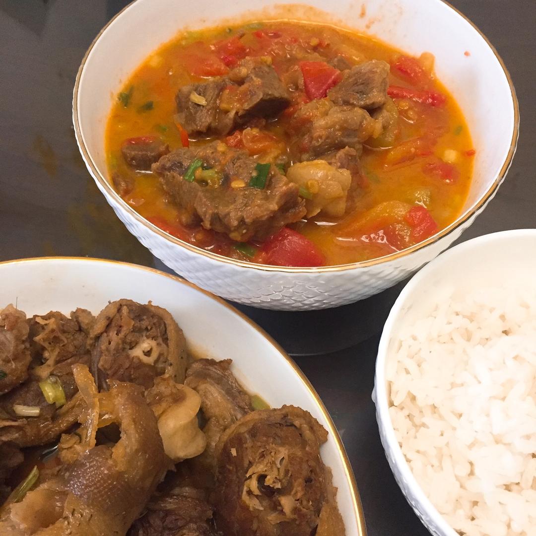 番茄土豆炖牛腩