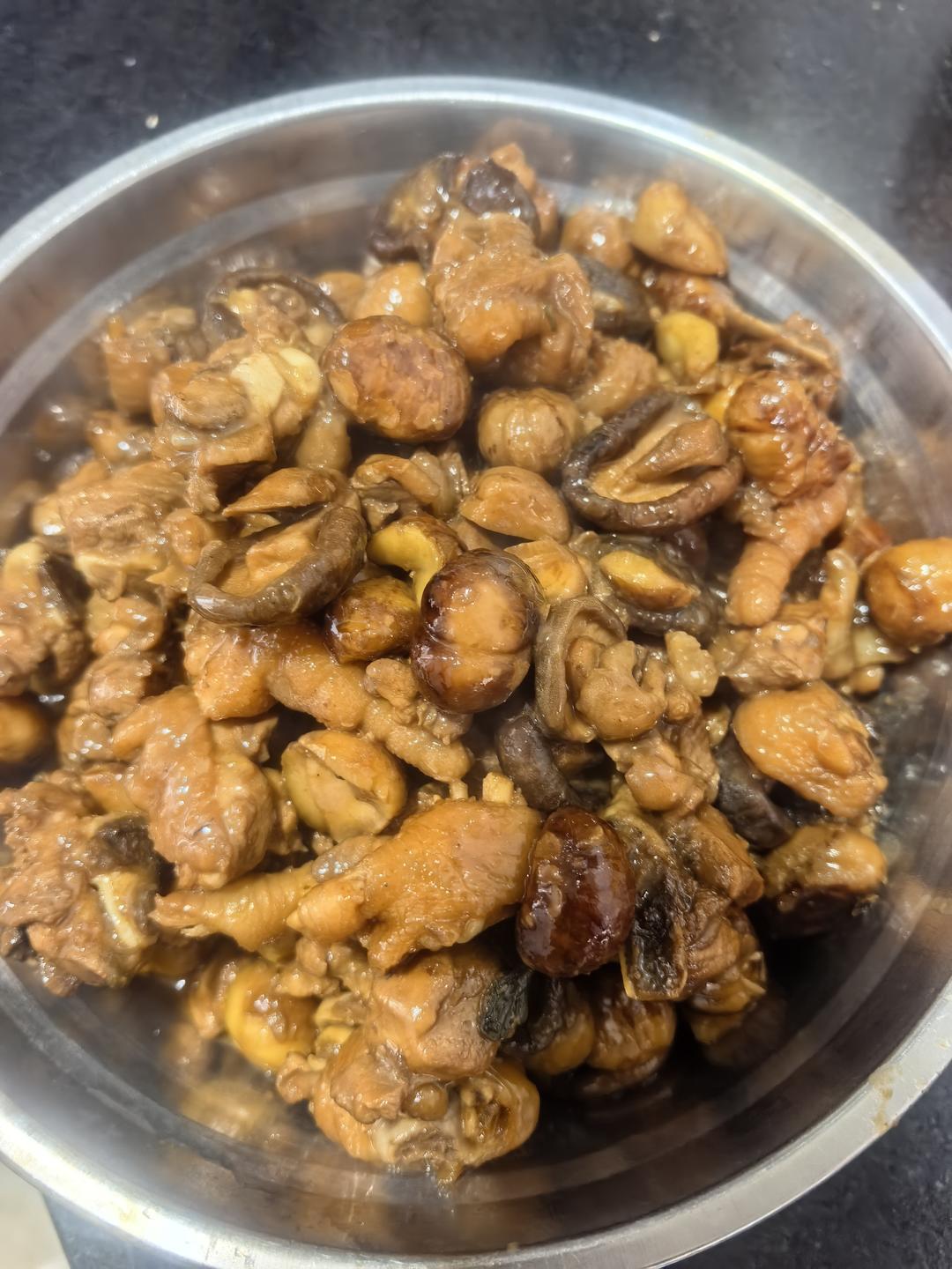 【栗子烧鸡】鸡肉都给你吃，栗子归我~
