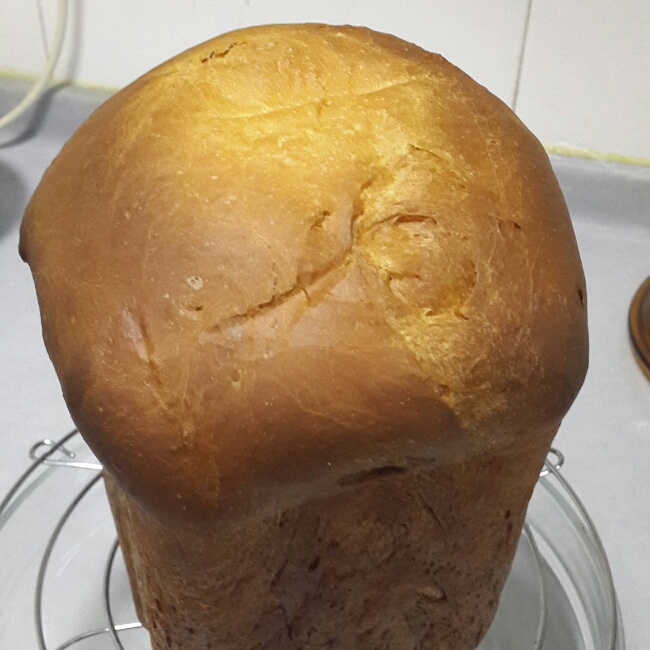 超级好吃的原味面包（面包机版）