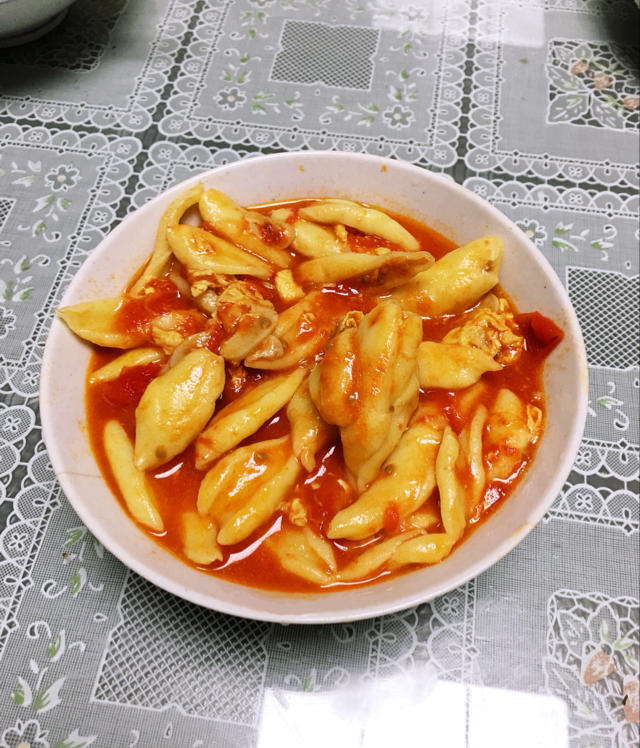 西红柿鸡蛋面疙瘩/面窜条