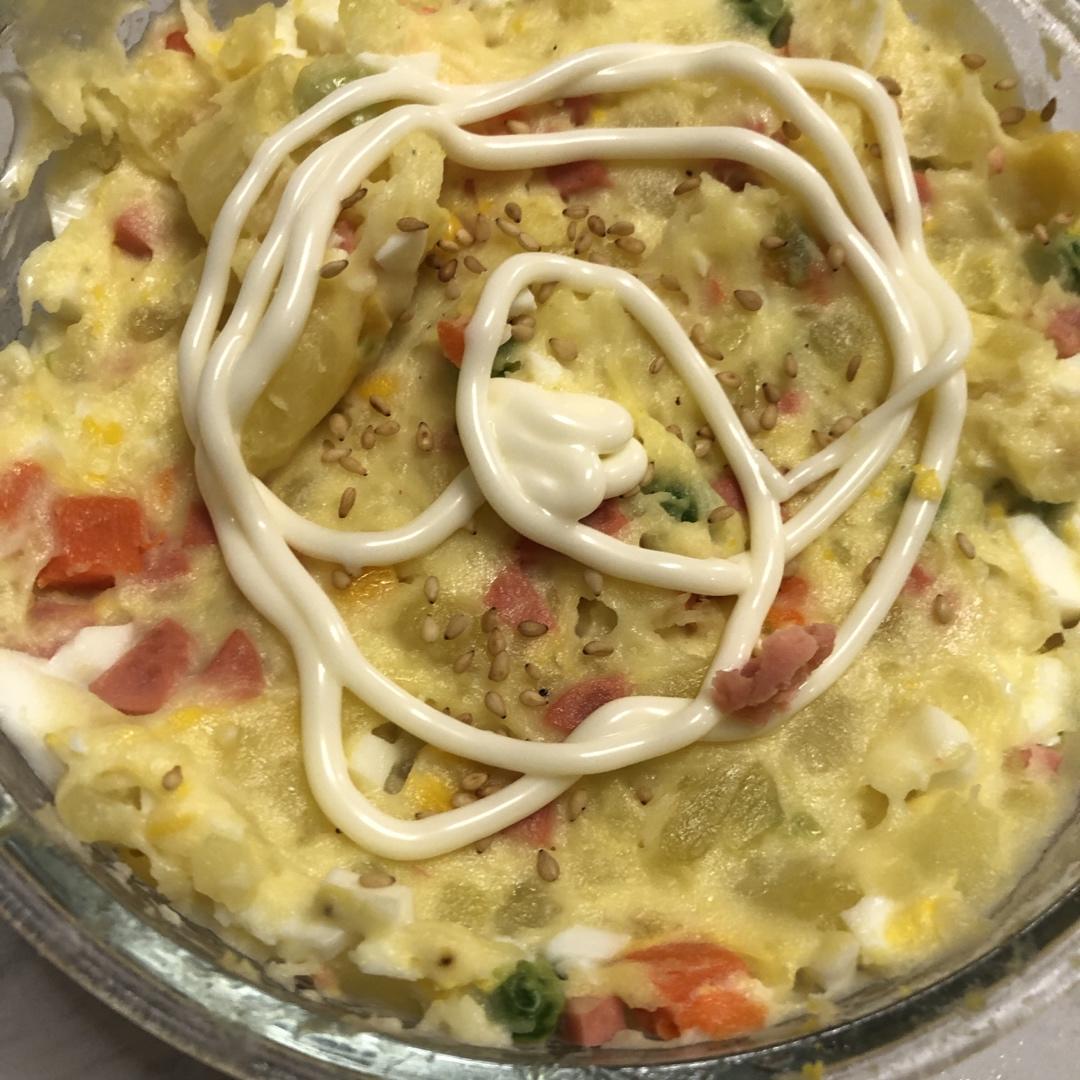 用料很足の土豆泥沙拉
