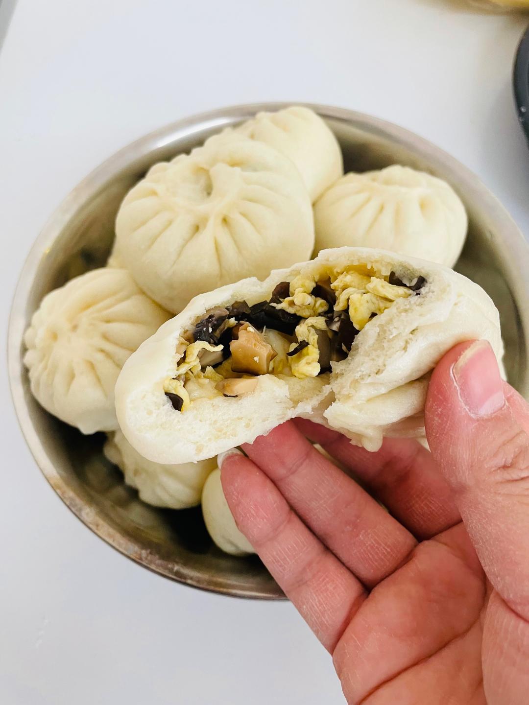 庆丰素三鲜包子