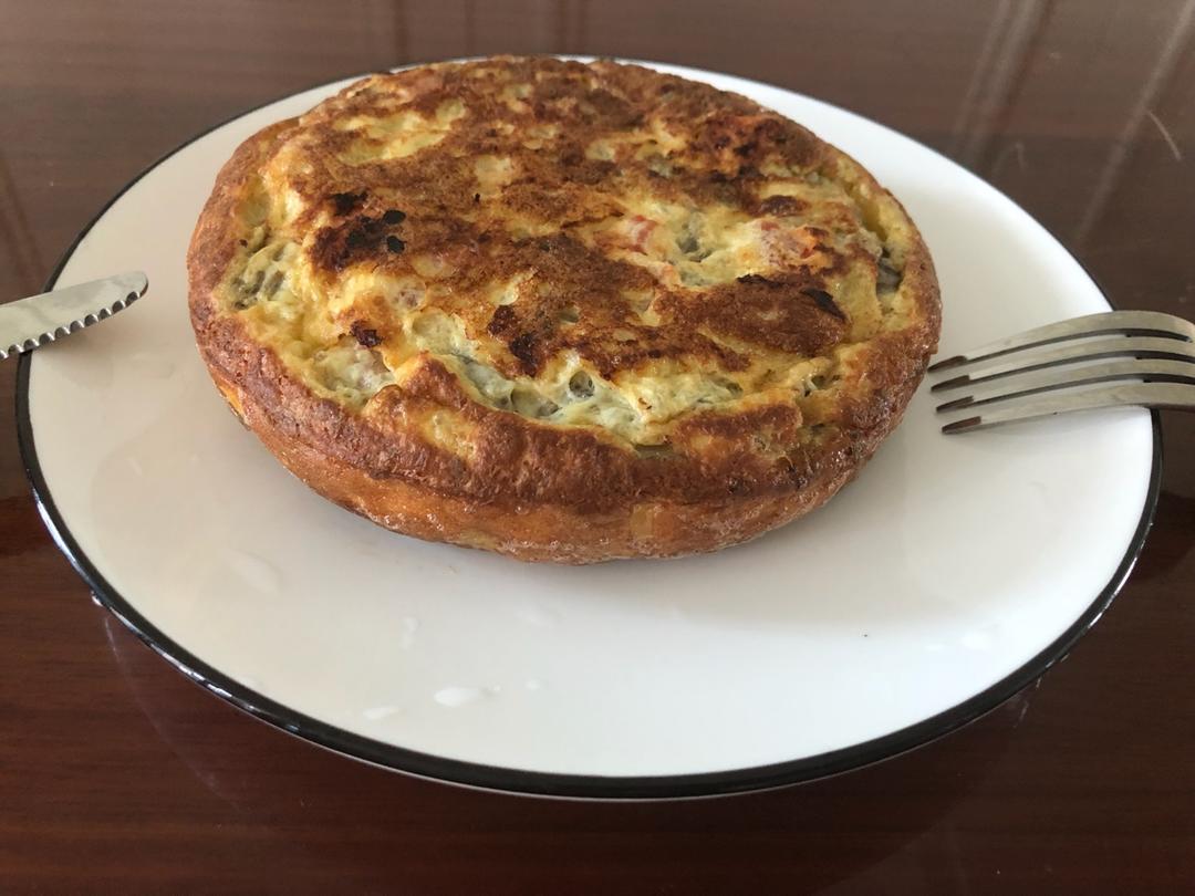 土豆培根烘蛋