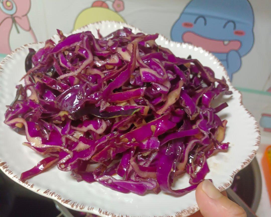 减脂的凉拌紫甘蓝的做法